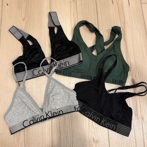 Calvin Klein bralette bundle